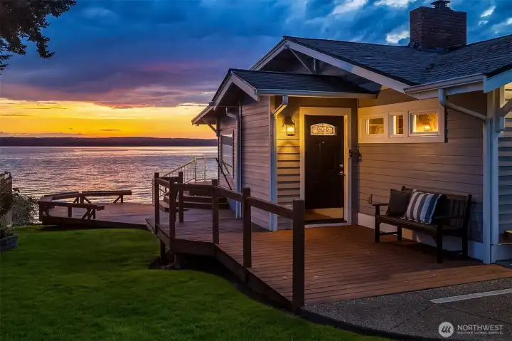 Abundant out door deck space to relax or entertain