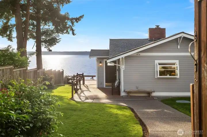 Watch the eagle soar by with this turn key home