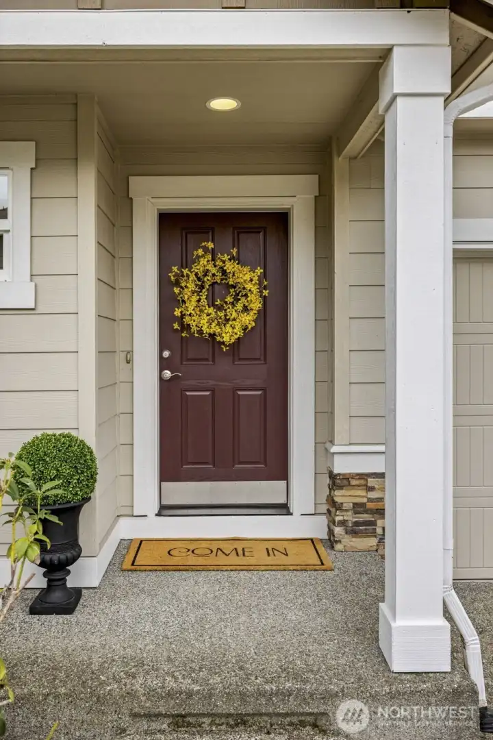 An entrance designed to inspire