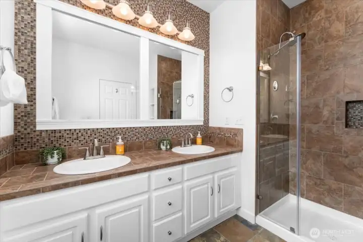 View of Primary Bedroom Bathroom Suite.