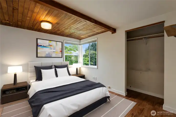 Main Floor Bedroom- virtually staged Main Floor Bedroom- virtually staged