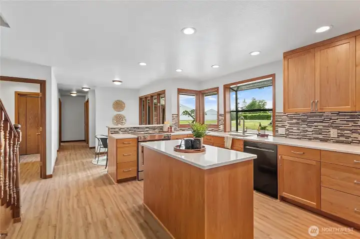 Tastefully remodeled kitchen
