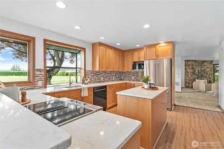 Tastefully remodeled kitchen