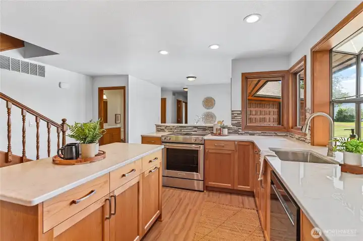 Tastefully remodeled kitchen