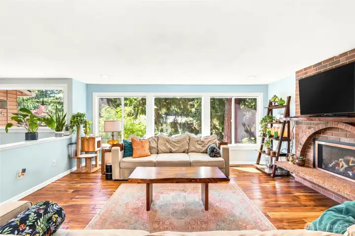 Expansive dual pane windows to allow for tremendous natural light.