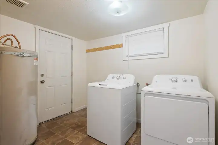 Laundry and Back door