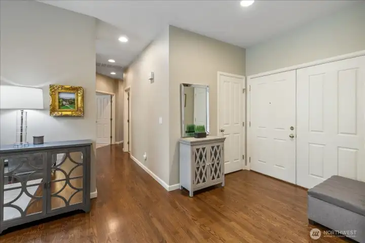 Beautiful hardwood floors.
