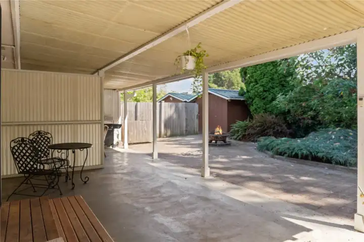 Back patio Back patio