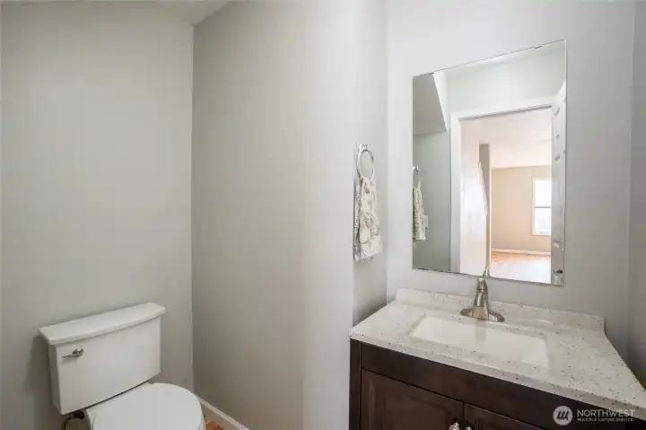 Half bath on main level