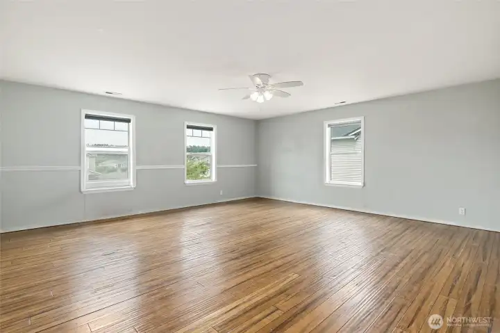 Upstairs loft area