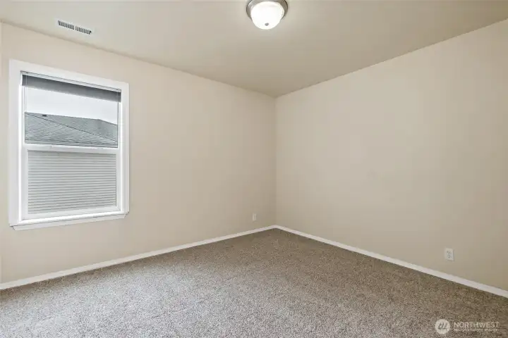 Bedroom #3 with brand new carpet