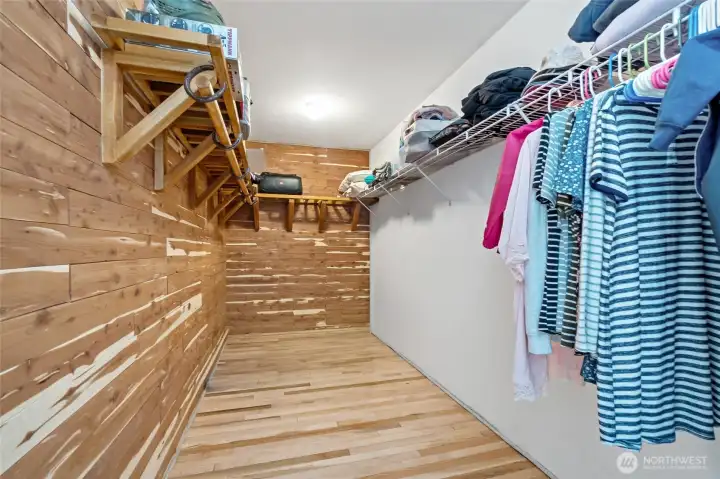 Walk-in Closet in Primary Bedroom