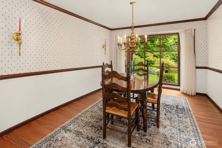 Formal dining room *this photo has been digitally edited for showing purposes* Formal dining room *this photo has been digitally edited for showing purposes*