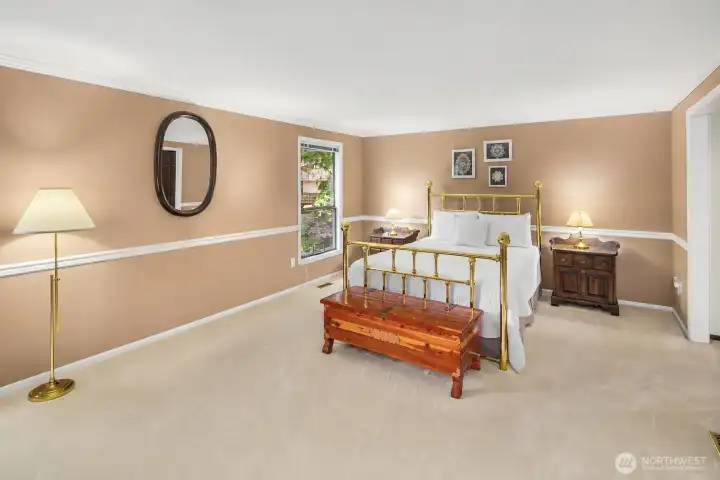 Oversized Primary Bedroom *this photo has been digitally edited for showing purposes* Oversized Primary Bedroom *this photo has been digitally edited for showing purposes*