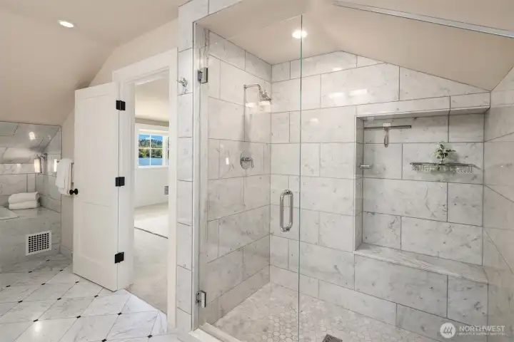 Marble shower Marble shower