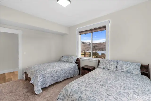 Check out the views from this guest bedroom