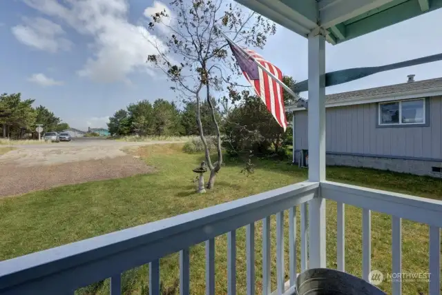 View NE from the front porch