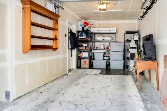 Garage w/ on demand water heater plus room for storage