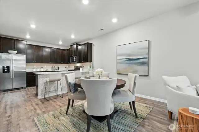 Dining Area + Kitchen