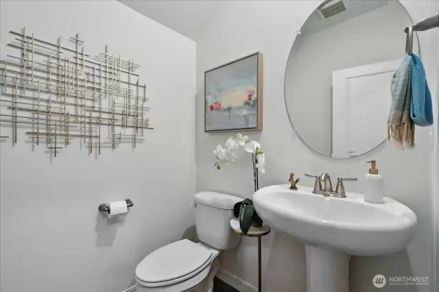 Half Bath on main level