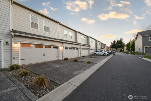 Driveway & 2-Car Garage