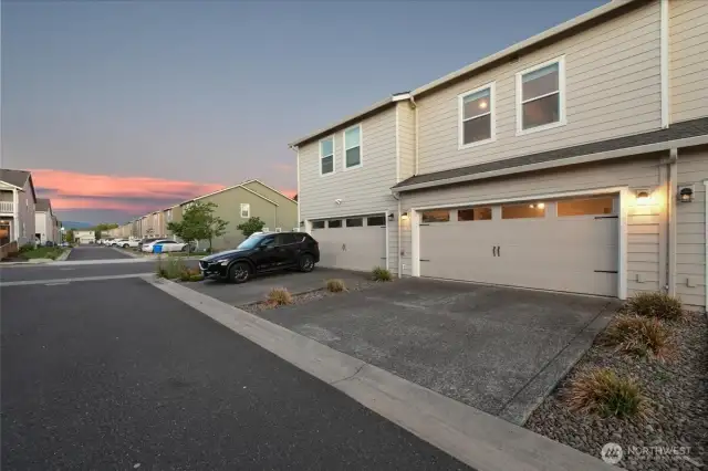 Driveway & 2-Car Garage