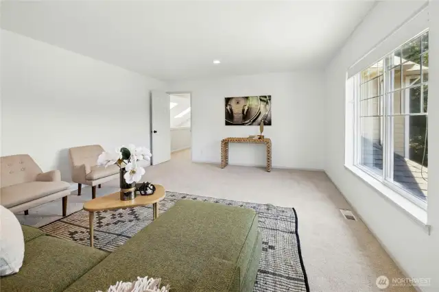 Another look at the bonus room/fourth bedroom.