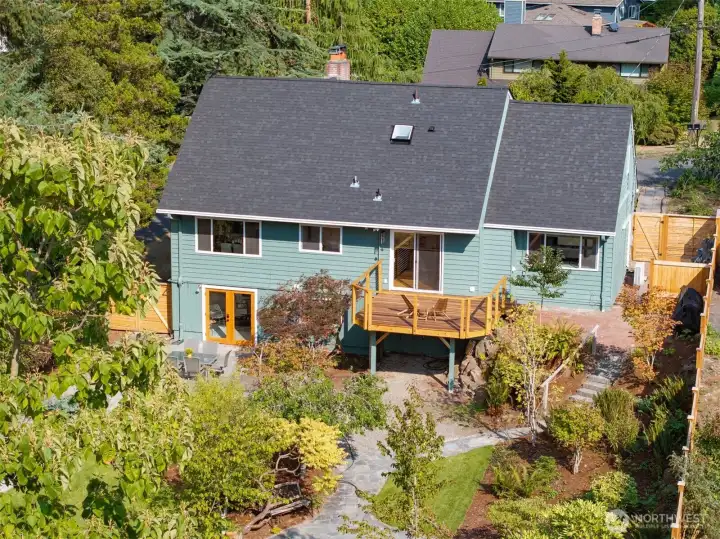 View of the back from above!
