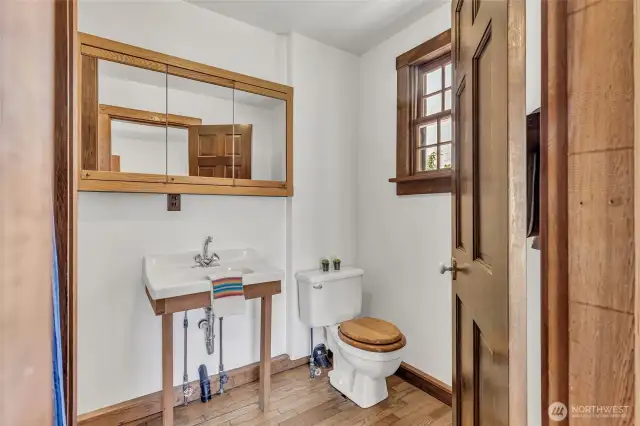 Hardwood Floors Throughout the .75 Bath ..