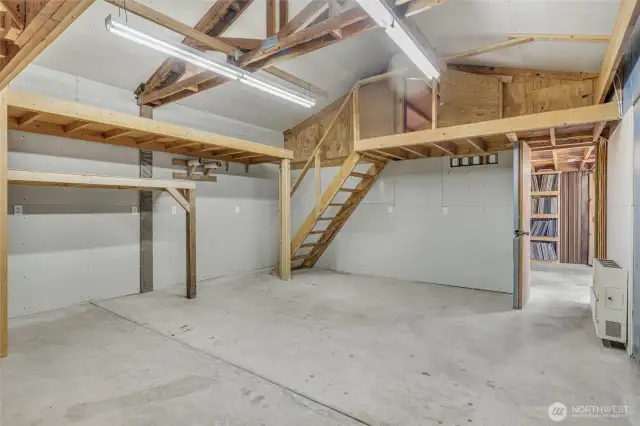 Staircase to Upper Storage ..