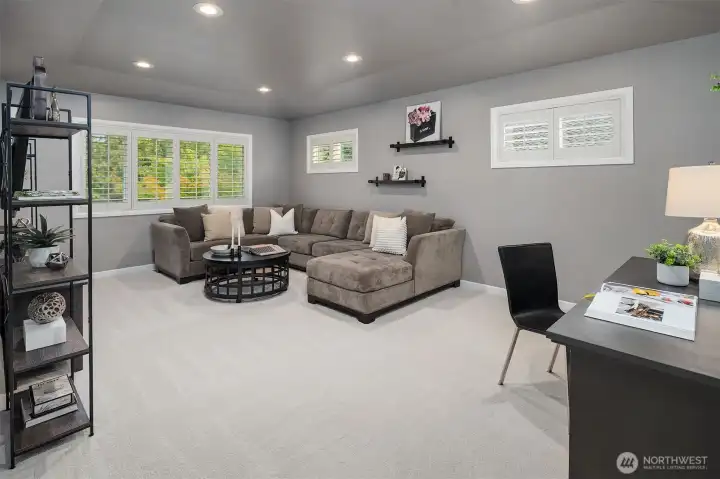 A versatile bonus room offers endless possibilities - create a cozy second living space, a playroom, a private home theater, or a welcoming guest retreat to fit your lifestyle.