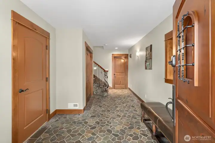 Elegance from the first step, all doors are solid wood