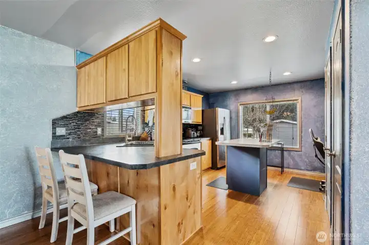 Kitchen with Eating Bar