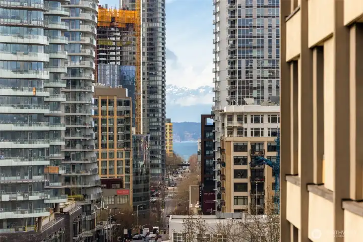 City, sound, and territorial views from the rooftop deck!