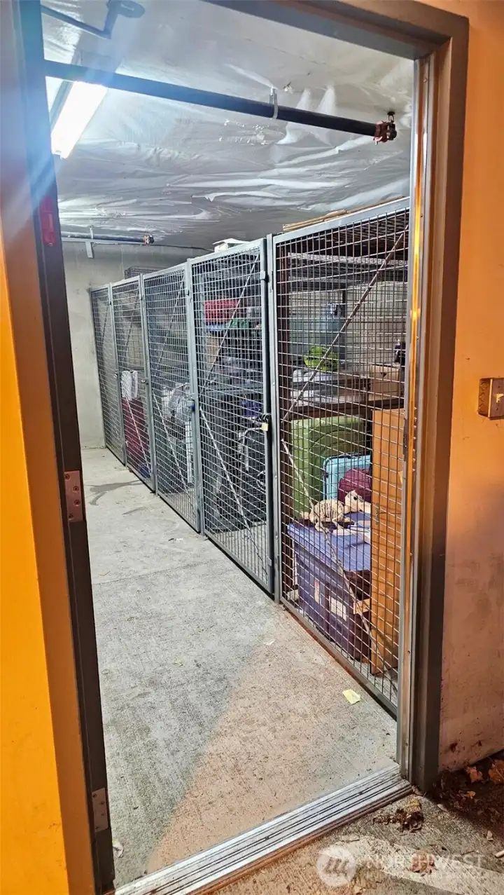 Last storage locker on the right.