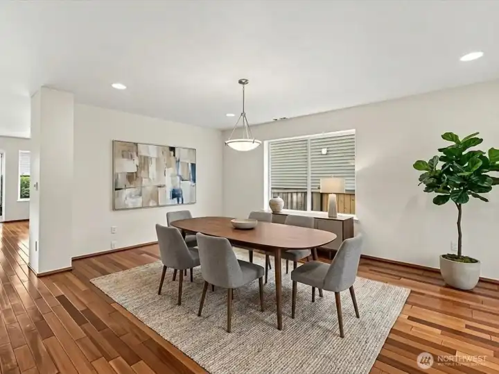 Dining Room Virtually Staged