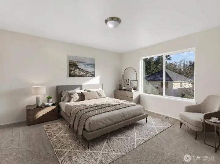 Bedroom Virtually Staged