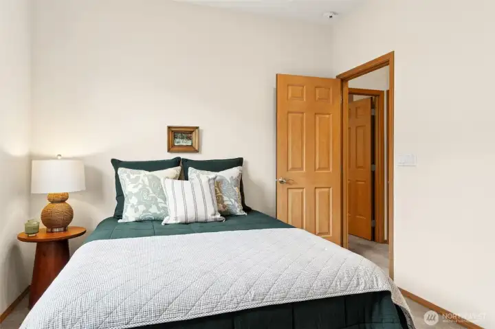 Second bedroom can also make a great office/flex space