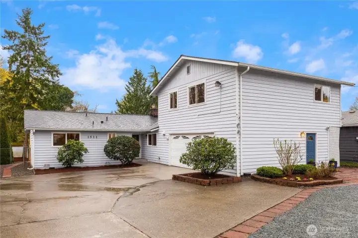 Welcome to this move-in ready rambler with separate ADU over the garage on an oversized lot.