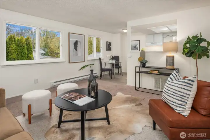 Great natural light and a very large, functional floorplan.