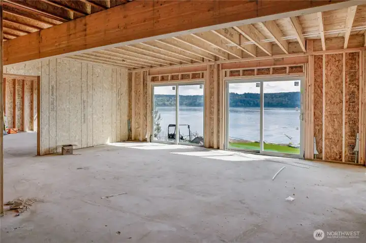 Views of the rec downstairs rec-room.