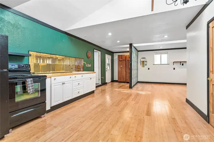 Detached finished structure