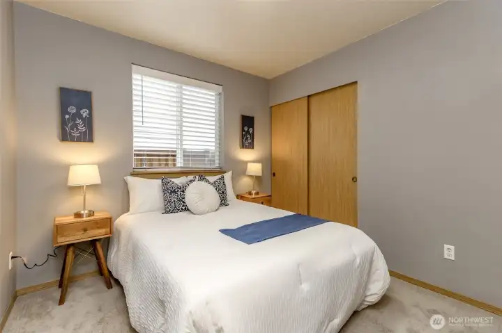 This is the extra bedroom next to the full bathroom.