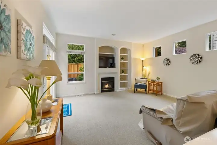 Spacious family room
