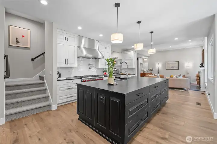 Kitchen Island View