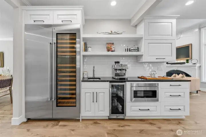 Sub-Zero Refrigerator / Wine Combo
