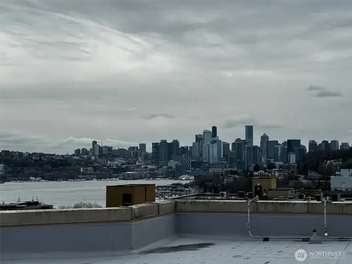 View from roof. View from roof.