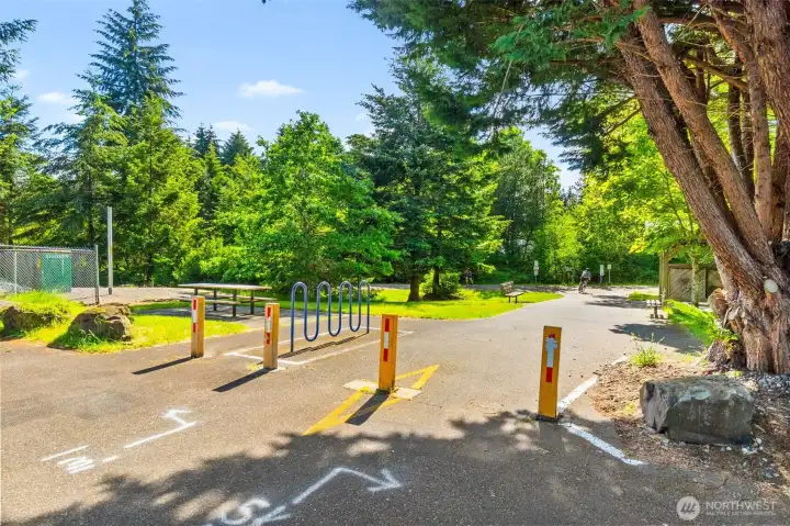 Just outside the Sorrento gate on the main street is access to the wonderful Chehalis Western Trail! Just outside the Sorrento gate on the main street is access to the wonderful Chehalis Western Trail!