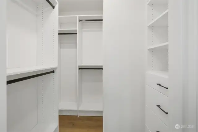 Walk-In Closet for Private Suite