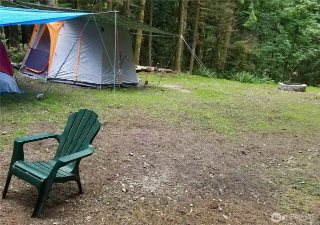 Lots of area for tents or RV's